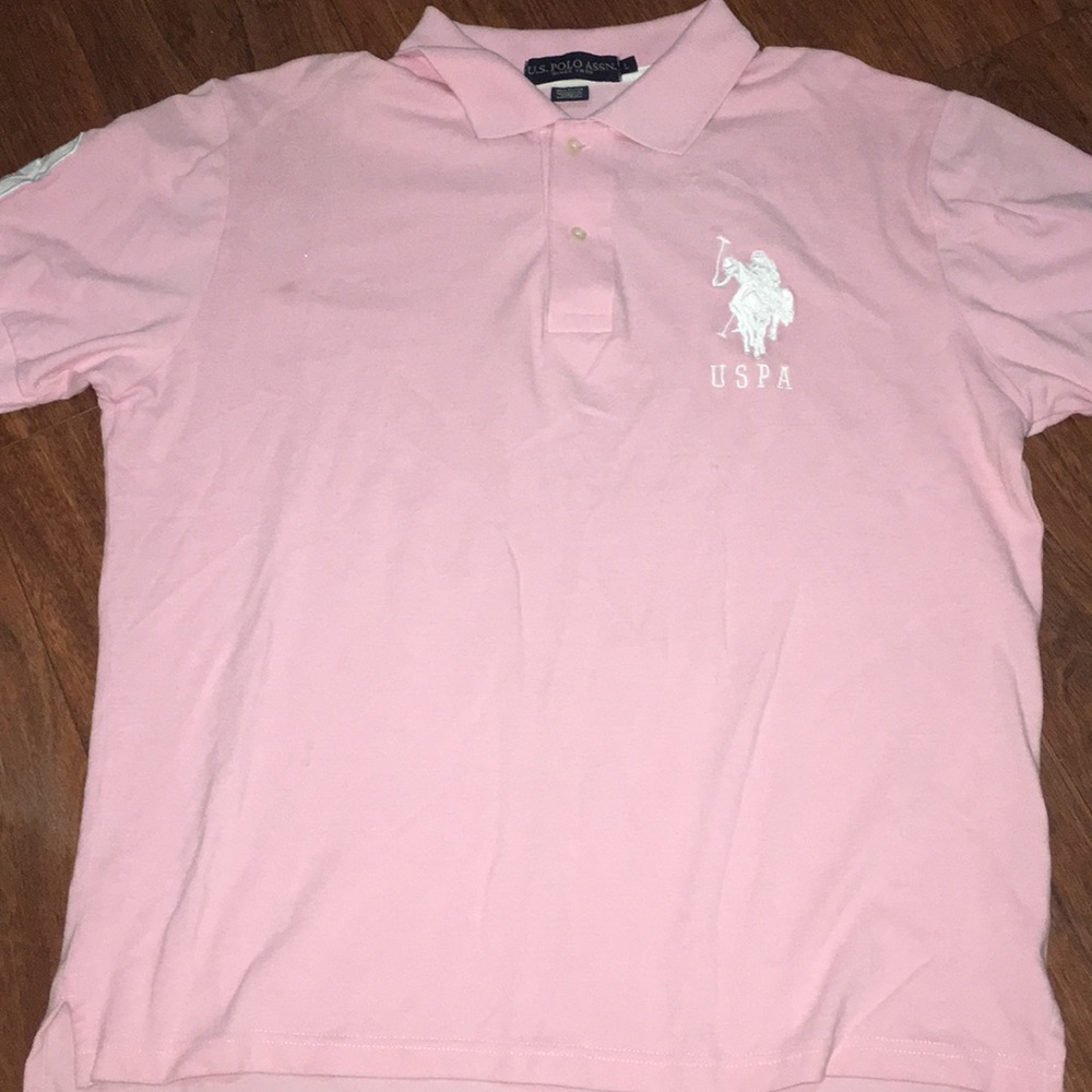 U.S. Polo ASSN polo. Pink. Size large